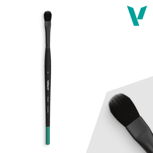 Vallejo Hobby Brushes: Shader - Synthetic - No. 8 - for just $7.99! 