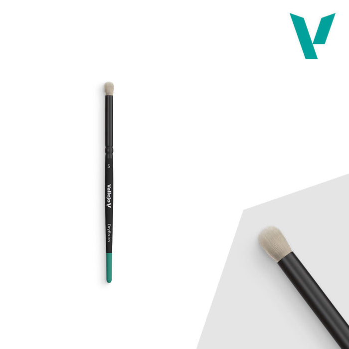 Vallejo Hobby Brushes: Dry Brush - Natural Hair - Small - for just $7.49! 