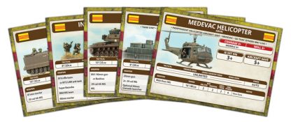 Flames of War: 'NAM - Army of the Republic of Vietnam Unit Cards - for just $15! 