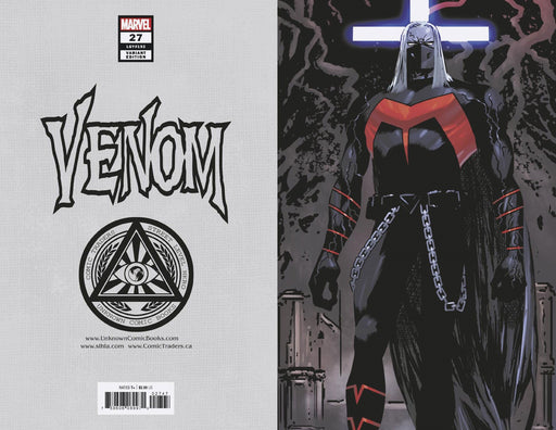 VENOM #27 UNKNOWN COMICS EXCLUSIVE 3RD PTG VIRGIN VAR (10/07/2020) - for just $20! 