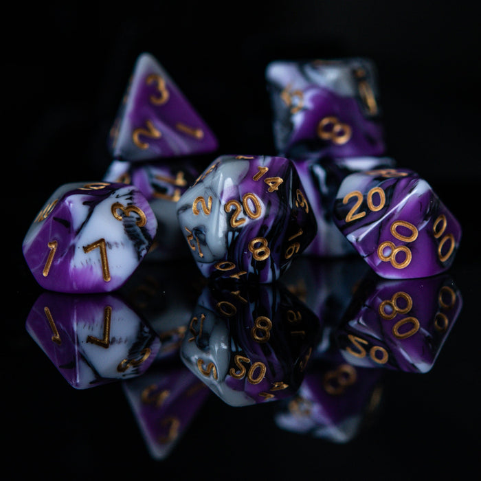 Visions of Nightmares Acrylic Dice Set - Just $9.99! Shop now at Retro Gaming of Denver