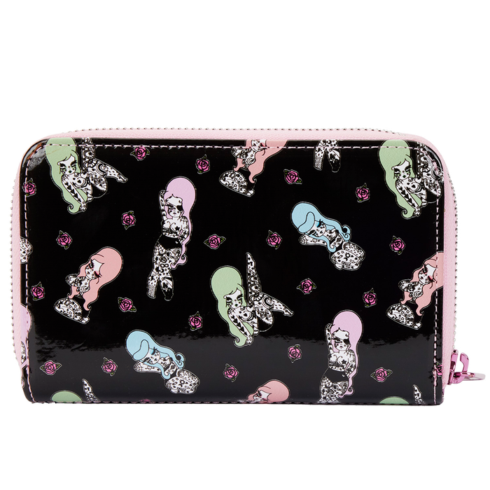 Loungefly: Valfre Tattoo Aop Zip Around Wallet - for just $40! 