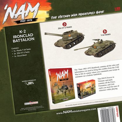 Flames of War: 'NAM - People's Army of Vietnam K-2 Ironclad Battalion - for just $85! 
