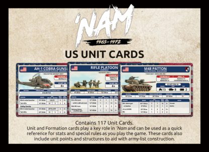 Flames of War: 'NAM - US Unit Cards - for just $30! 