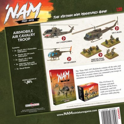 Flames of War: 'NAM - US Airmobile Army - for just $85! 