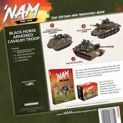 Flames of War: 'NAM - US Blackhorse Army - for just $75! 