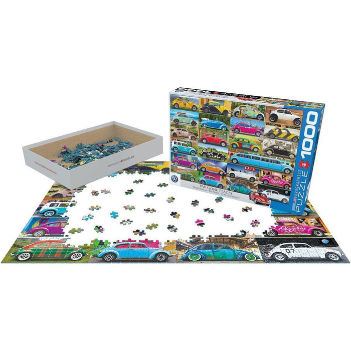 VW Gone Places 1000 Piece Jigsaw Puzzle Eurographics - for just $21.99! 