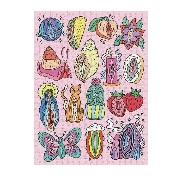 Vagina 500 Piece Jigsaw Puzzle Fun Club - for just $24.99! 
