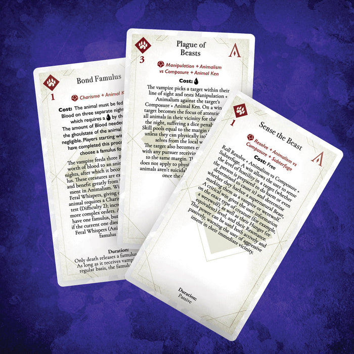 Vampire: The Masquerade - 5th Edition Discipline Deck - for just $25! 