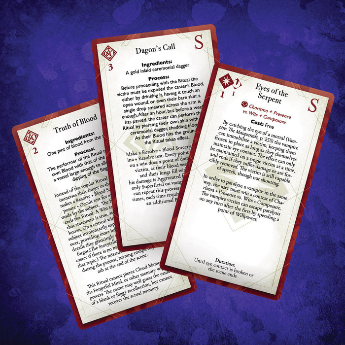 Vampire: The Masquerade - 5th Edition Discipline Deck - for just $25! 