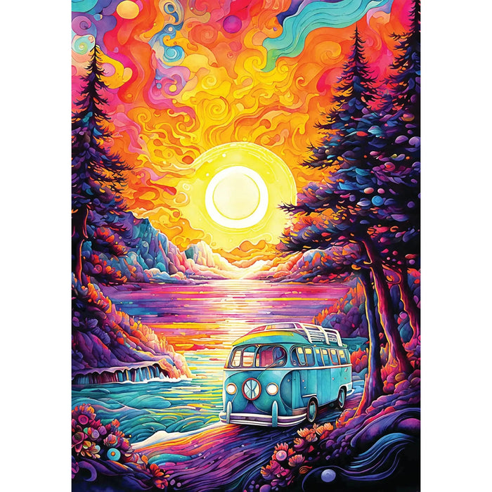 Van Life at the Beach 1000 Piece Jigsaw Puzzle Enjoy - for just $24.99! 
