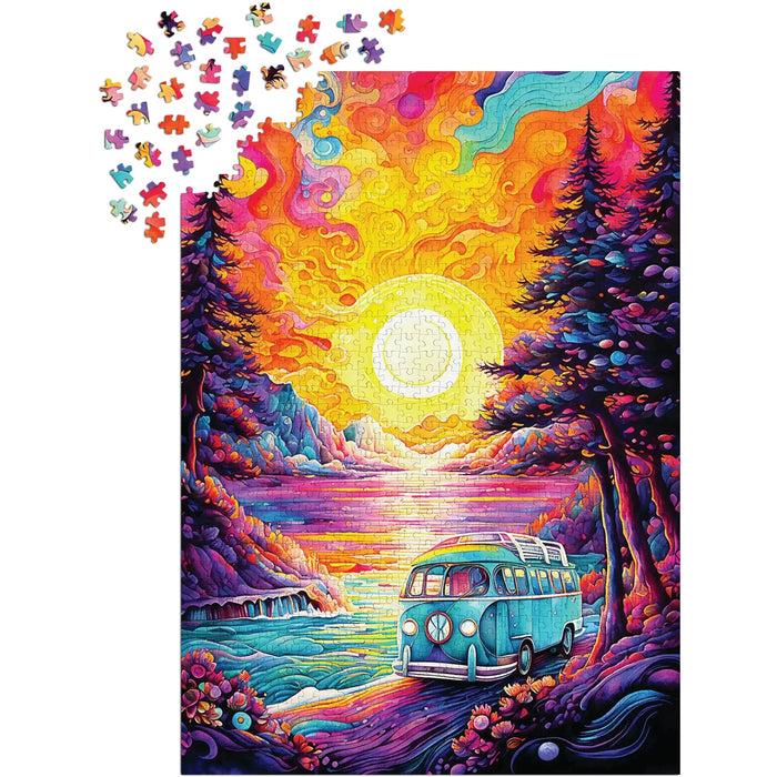 Van Life at the Beach 1000 Piece Jigsaw Puzzle Enjoy - for just $24.99! 