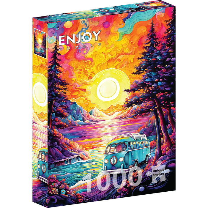 Van Life at the Beach 1000 Piece Jigsaw Puzzle Enjoy - for just $24.99! 