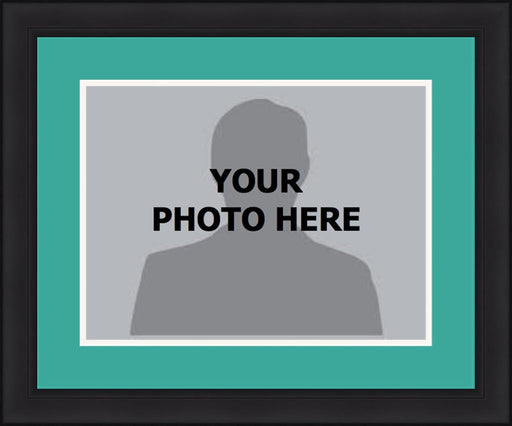 NBA Basketball Photo Picture Frame Kit - Vancouver Grizzlies (Teal Matting, White Trim) - for just $29.99! 