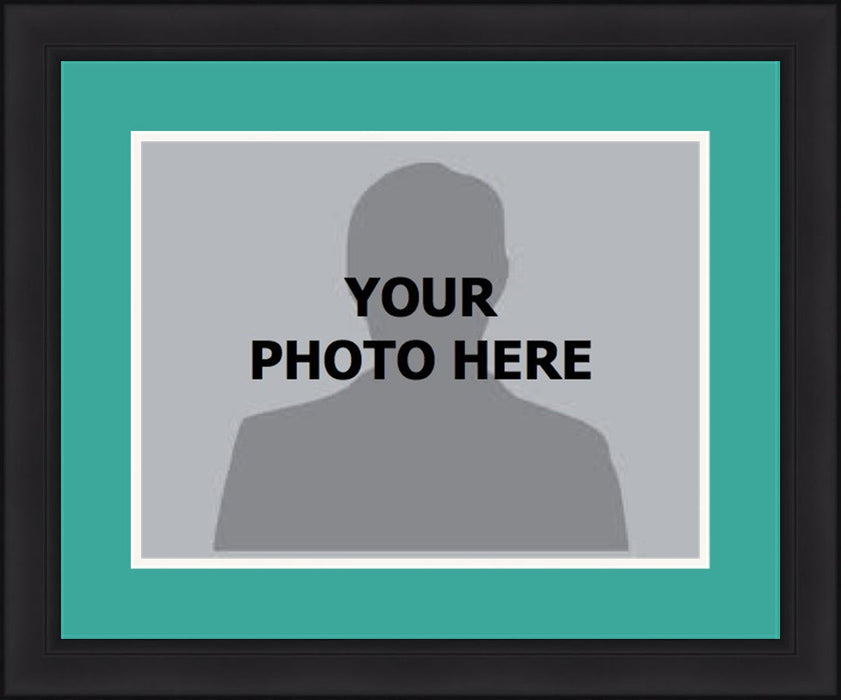 NBA Basketball Photo Picture Frame Kit - Vancouver Grizzlies (Teal Matting, White Trim) - for just $29.99! 