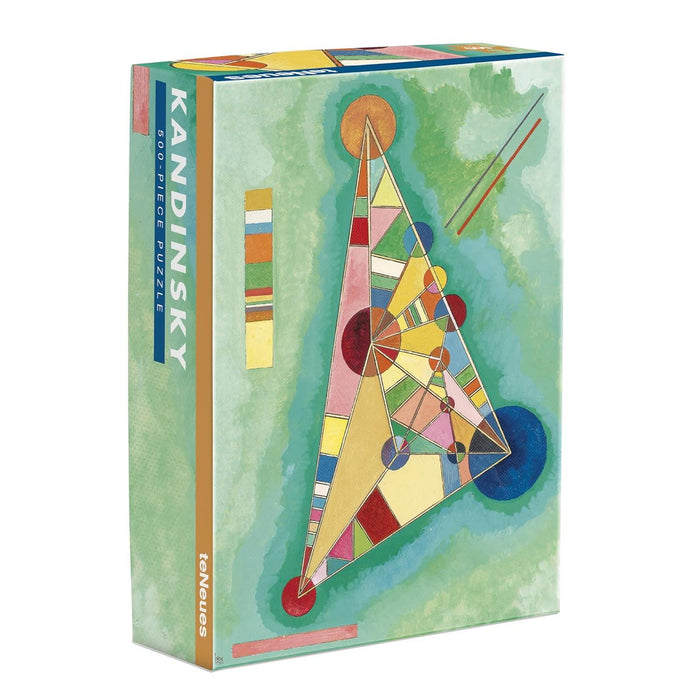 Variegation in the Triangle by Kandinsky 500 Piece Jigsaw Puzzle teNeues - for just $14.99! 
