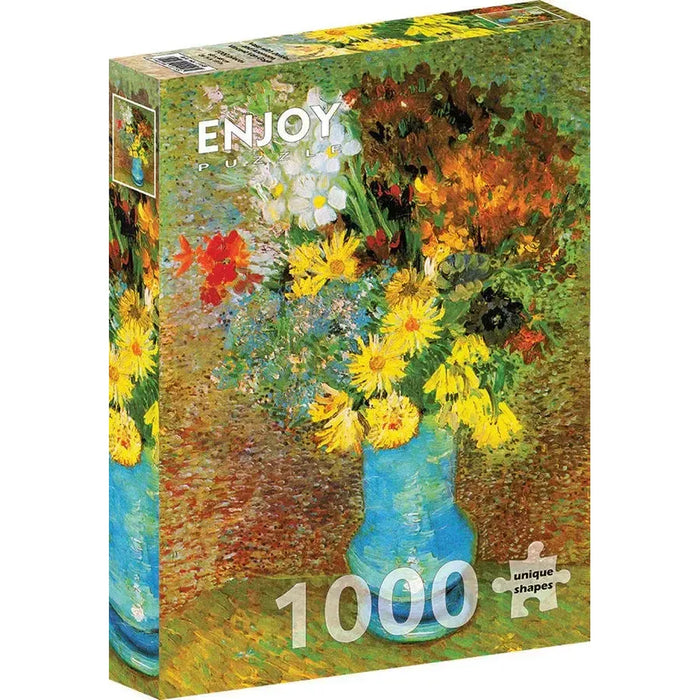 Vase with Daisies & Anemones by Van Gogh 1000 Piece Jigsaw Puzzle Enjoy - for just $24.99! 