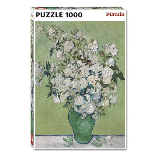 Vase with White Roses 1000 Piece Jigsaw Puzzle Piatnik - for just $24.99! 