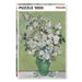 Vase with White Roses 1000 Piece Jigsaw Puzzle Piatnik - for just $24.99! 
