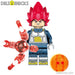 Vegeta Red Super Saiyan Hair Dragon Ball Z Lego-Compatible Minifigures - Premium Minifigures - Just $4.50! Shop now at Retro Gaming of Denver