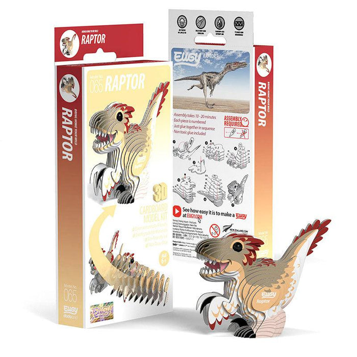 Velociraptor 3D Cardboard Model Kit Eugy - for just $12.99! 