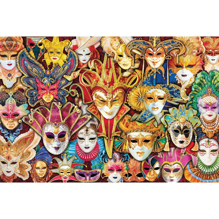 Venetian Masks 1000 Piece Jigsaw Puzzle Eurographics - for just $19.99! 