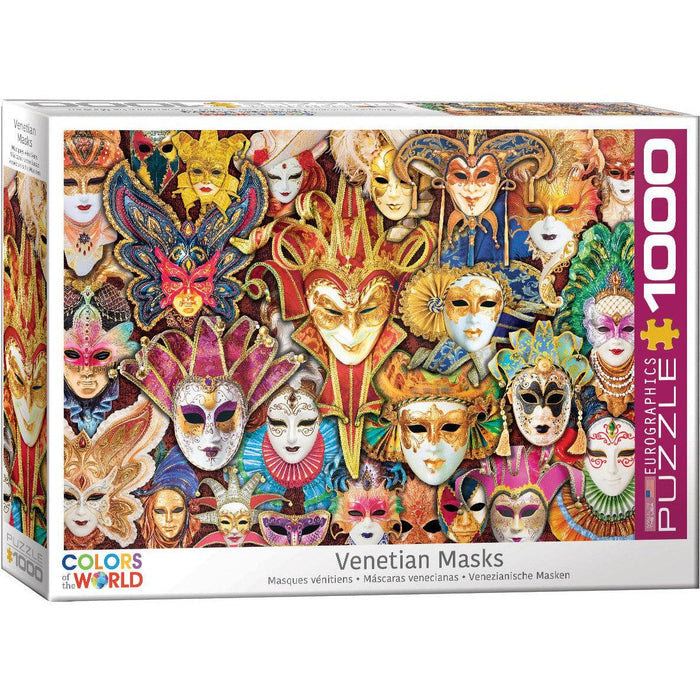 Venetian Masks 1000 Piece Jigsaw Puzzle Eurographics - for just $19.99! 