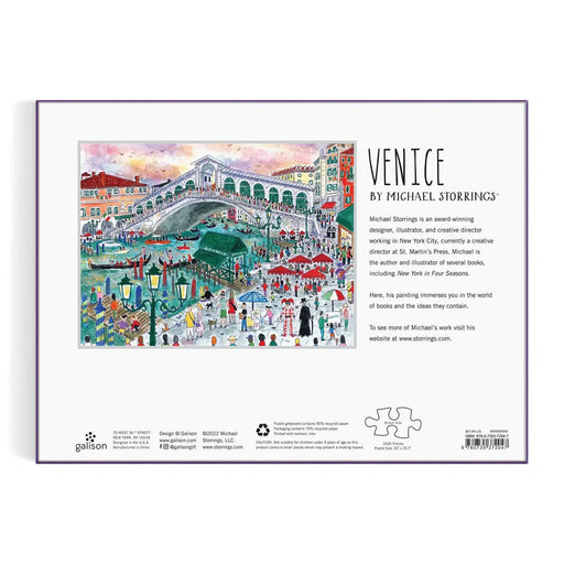 Venice 1500 Piece Jigsaw Puzzle Galison - for just $21.99! 