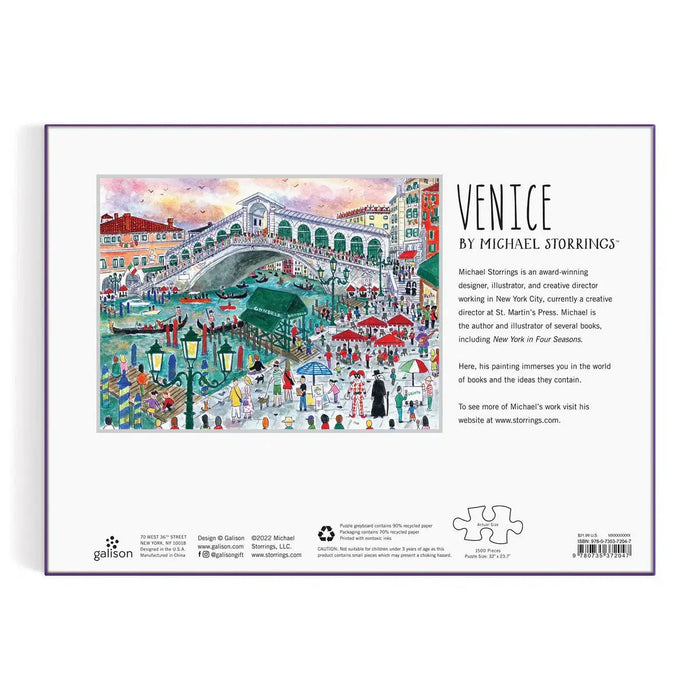 Venice 1500 Piece Jigsaw Puzzle Galison - for just $21.99! 
