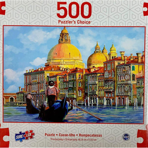 Venice Canal Puzzler's Choice 500 Piece Jigsaw Puzzle Sure Lox - for just $14.99! 