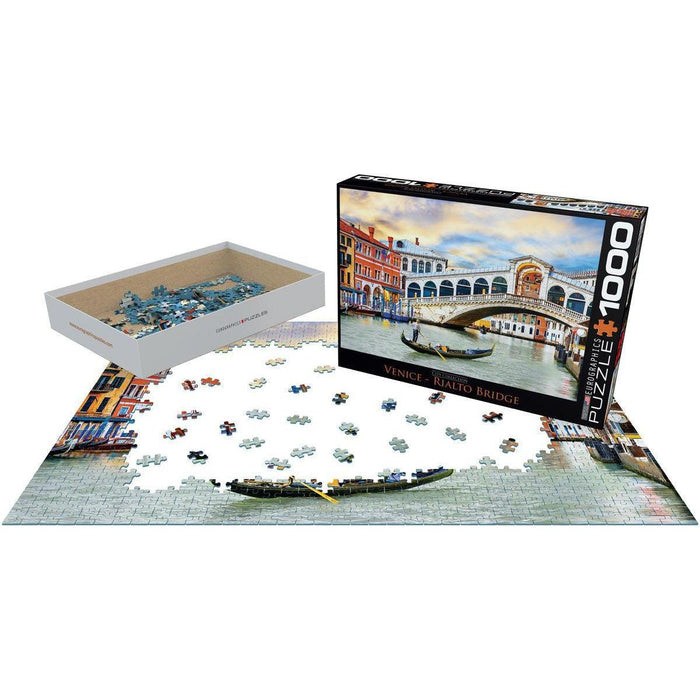 Venice Rialto Bridge 1000 Piece Jigsaw Puzzle Eurographics - for just $21.99! 