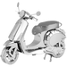 Vespa Primavera 150 3D Steel Model Kit Metal Earth - for just $11.99! 