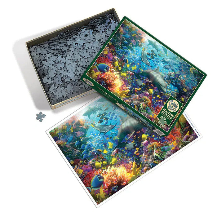 Vibrant Sea 1000 Piece Jigsaw Puzzle Cobble Hill - for just $19.99! 