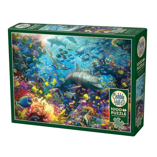 Vibrant Sea 1000 Piece Jigsaw Puzzle Cobble Hill - for just $19.99! 
