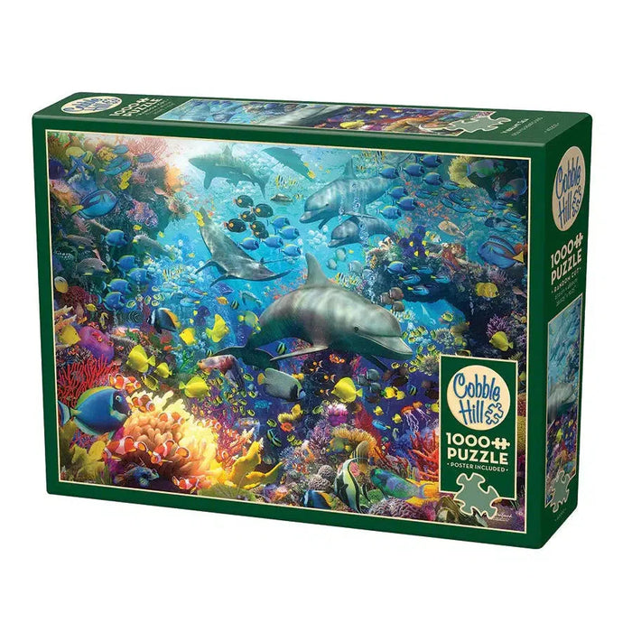 Vibrant Sea 1000 Piece Jigsaw Puzzle Cobble Hill - for just $19.99! 