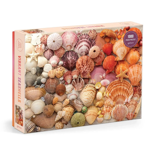 Vibrant Seashells 1000 Piece Jigsaw Puzzle Galison - for just $19.99! 