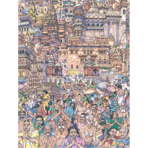 Vibrant Varanasi 1000 Piece Jigsaw Puzzle NYPC - for just $28.99! 