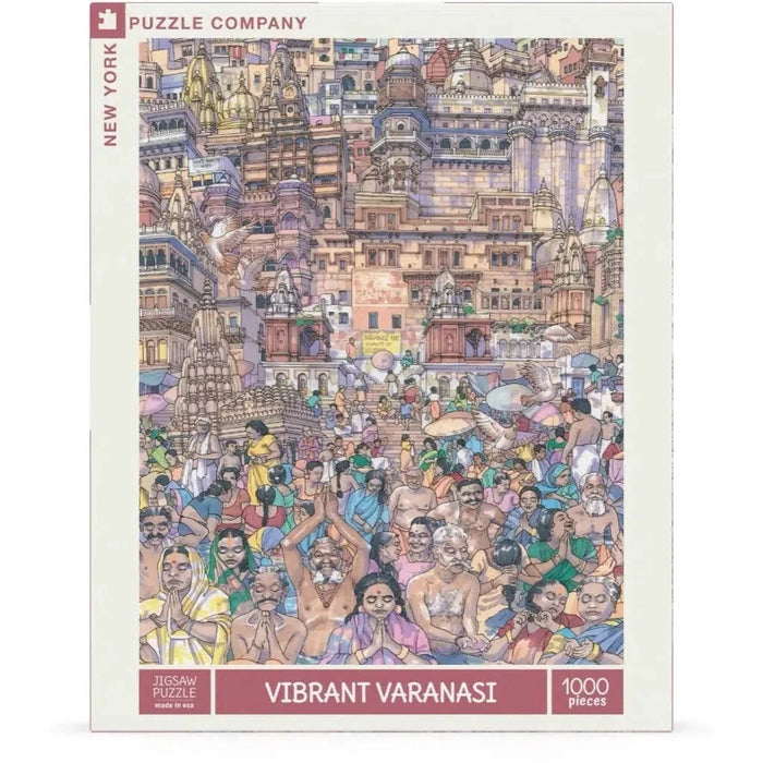 Vibrant Varanasi 1000 Piece Jigsaw Puzzle NYPC - for just $28.99! 