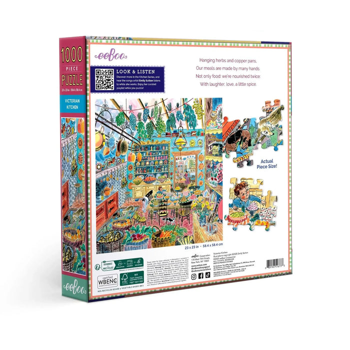 Victorian Kitchen 1000 Piece Jigsaw Puzzle eeBoo - for just $26.99! 