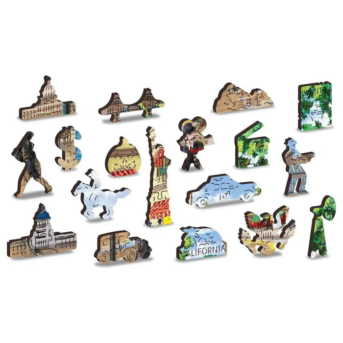 Victorian Street 200 Piece Wood Jigsaw Puzzle Wooden City - for just $19.99! 