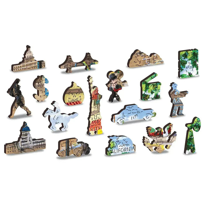 Victorian Street 400 Piece Wood Jigsaw Puzzle Wooden City - for just $24.99! 