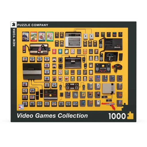 Video Games Collection 1000 Piece Jigsaw Puzzle NYPC - for just $24.99! 