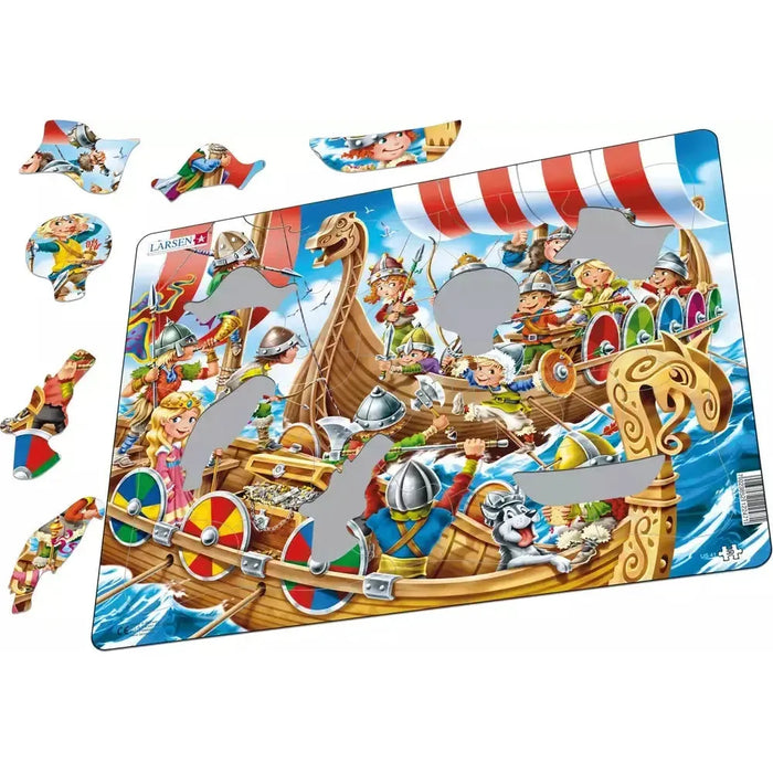 Viking Kids 30 Piece Tray Jigsaw Puzzle Larsen - for just $11.99! 