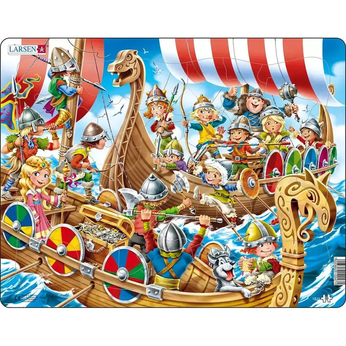 Viking Kids 30 Piece Tray Jigsaw Puzzle Larsen - for just $11.99! 