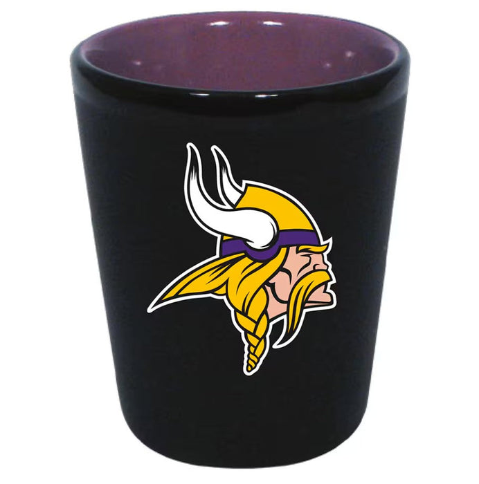 Minnesota Vikings Matte Black/Inner Color Shot Glass - for just $9.99! 