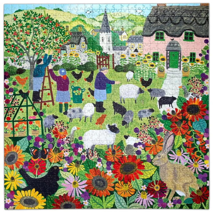 Village Orchard 1000 Piece Jigsaw Puzzle eeBoo - for just $26.99! 