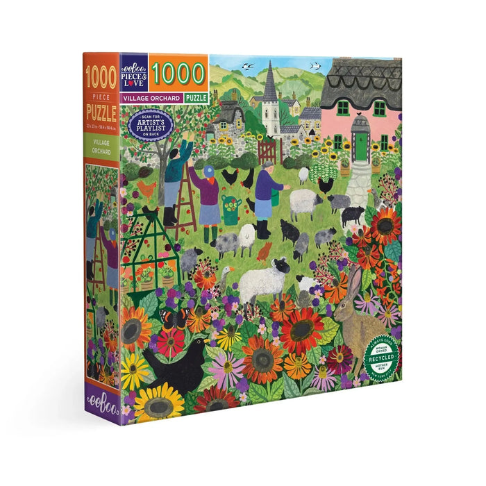 Village Orchard 1000 Piece Jigsaw Puzzle eeBoo - for just $26.99! 