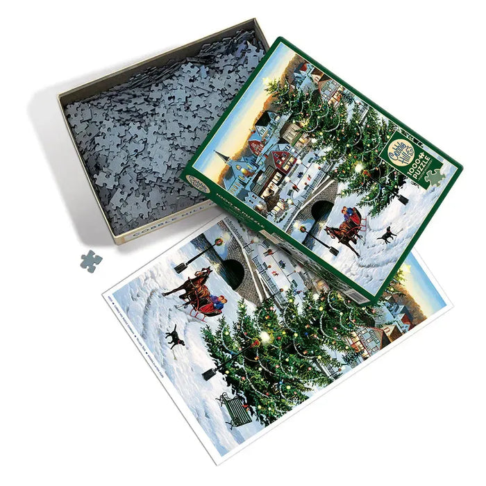 Village Tree 1000 Piece Jigsaw Puzzle Cobble Hill - for just $19.99! 