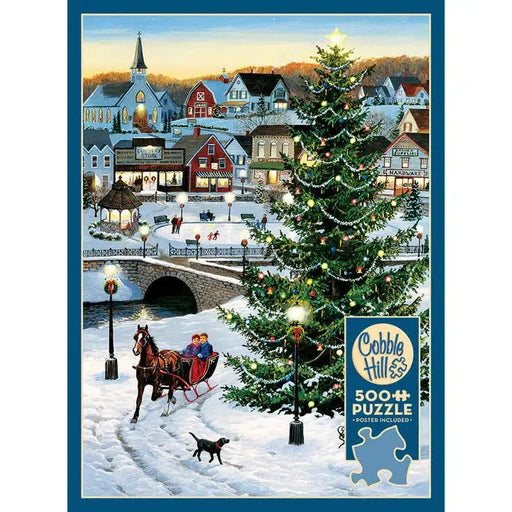Village Tree 500 Piece Jigsaw Puzzle Cobble Hill - for just $17.99! 