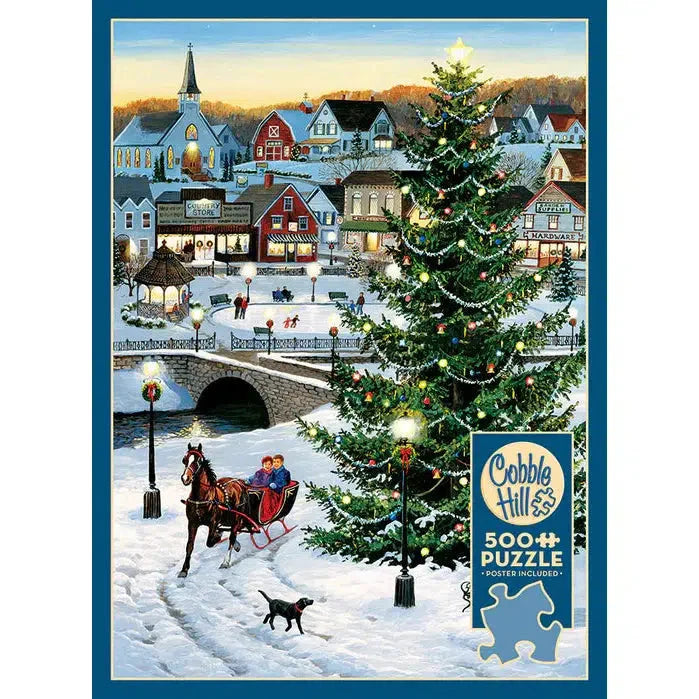 Village Tree 500 Piece Jigsaw Puzzle Cobble Hill - for just $17.99! 